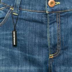 Emporio Armani Blue Washed Denim Flared Denim L Waist 36"