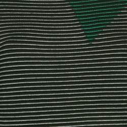 Emporio Armani Green Stretch Knit Pleated Short Dress M