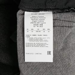 Pre Owned Emporio Armani Black Denim Skinny Jeans M/Waist 29"