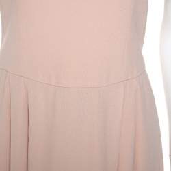 مملوكة مسبقًا Emporio Armani Pink Crepe Sleeveless Maxi Dress M