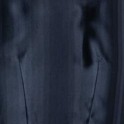تنورة قصيرة امبوريو أرماني ساتان أزرق كحلي مقاس صغير (سمول)