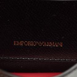 Emporio Armani Black Leather Mini Crossbody Bag