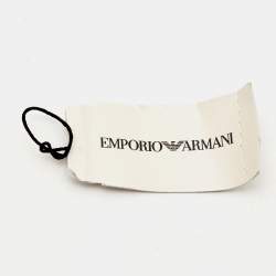Pre Owned Emporio Armani White Crystal Two Tone Stainless Steel AR1926 Women's Wristwatch 32MM