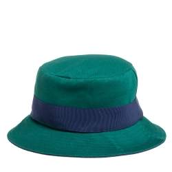 Pre Owned Emporio Armani Jade Green Cotton Cloche Classic Hat