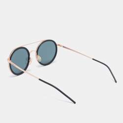 Pre Owned Emporio Armani Black EA 2041 Round Sunglasses