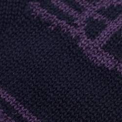 Emporio Armani Purple Wool Gloves S
