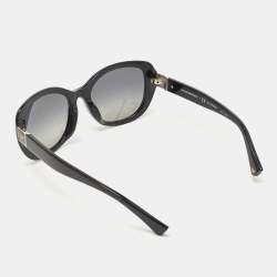 Pre Owned Emporio Armani Black Gradient Polarized Sunglasses
