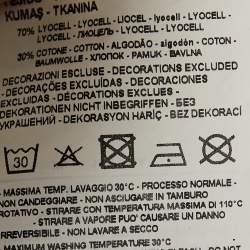 Pre Owned Emporio Armani Black Lyocell Blend Crewneck T-Shirt XL