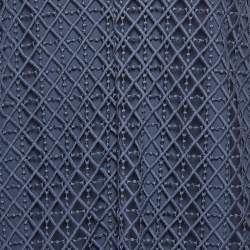 Pre Owned Emporio Armani Blue Lace Flared Slip Dress L