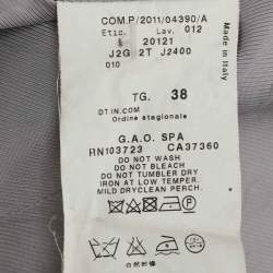 Pre Owned Emporio Armani Multicolor Striped Cotton Sleeveless Vest S