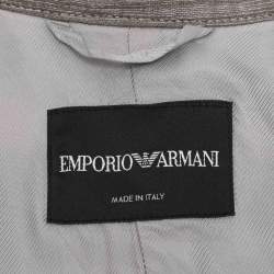 Pre Owned Emporio Armani Multicolor Striped Cotton Sleeveless Vest S