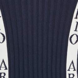 Emporio Armani Icon Navy Blue Logo Cotton Knit Jumper XL