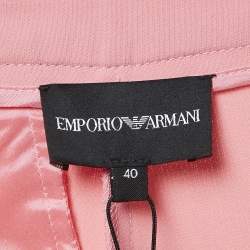 Emporio Armani Pink Crepe Trousers S