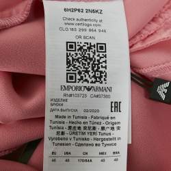 Emporio Armani Pink Crepe Trousers S
