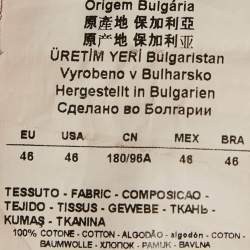 Pre Owned Emporio Armani Black Heart Print Cotton Round Neck T-Shirt L