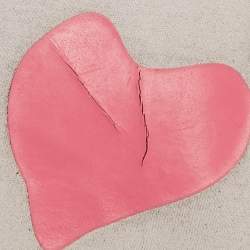 Pre Owned Emporio Armani Black Heart Print Cotton Round Neck T-Shirt L