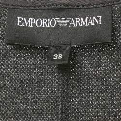 Emporio Armani Grey Checks Cotton Top and Pants Set S
