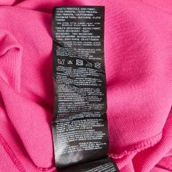 Emporio Armani Pink Mesh Pocket Detail Cotton T-Shirt M