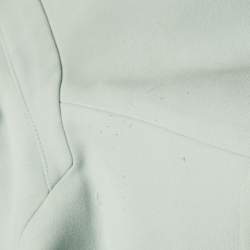 Pre Owned Emporio Armani Pale Blue Crepe Pant Suit L