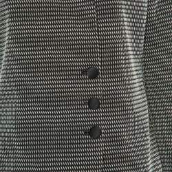 Emporio Armani Black Knit Double Breasted Jacket XL