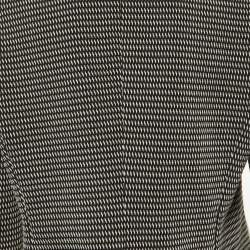 Emporio Armani Black Knit Double Breasted Jacket XL