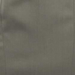 Pre Owned Emporio Armani Green Wool Pencil Skirt M