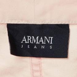 Pre Owned Emporio Armani Blush Pink Cotton Skinny Jeans M 