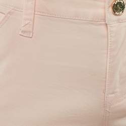 Pre Owned Emporio Armani Blush Pink Cotton Skinny Jeans M 