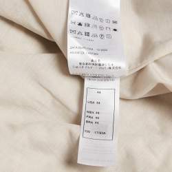 مملوكة مسبقًا طقم بنطلون وجاكيت امبريو أرماني كريب بيج مقاس كبير (لارج)