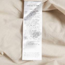 مملوكة مسبقًا طقم بنطلون وجاكيت امبريو أرماني كريب بيج مقاس كبير (لارج)