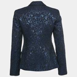 مملوكة مسبقًا بليزر جاكار مفرد الصدر إمبوريو أرماني كحلي / أسود متوسط