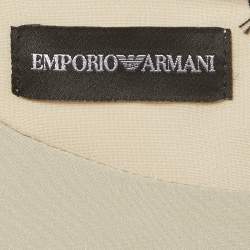 Pre Owned Emporio Armani Multicolour Striped Silk Sleeveless Top M