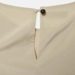 Pre Owned Emporio Armani Multicolour Striped Silk Sleeveless Top M