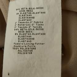 Pre Owned Emporio Armani Multicolour Striped Silk Sleeveless Top M