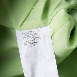 Emporio Armani Green Strapless Dress M