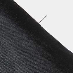 Pre Owned Emporio Armani Elite Black Embellished Cross Back Maxi Dress M