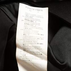 Pre Owned Emporio Armani Elite Black Embellished Cross Back Maxi Dress M