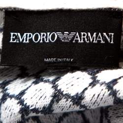 Emporio Armani White Knit Button Front Cardigan S