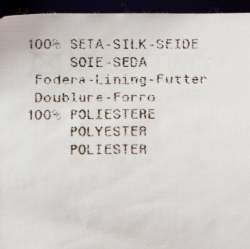 Pre Owned Emporio Armani Purple Silk Open Back Detail Puff Sleeve Dress M