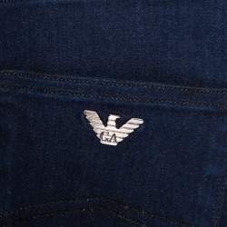 Pre Owned Emporio Armani Indigo Stretch Denim Skinny Jeans S