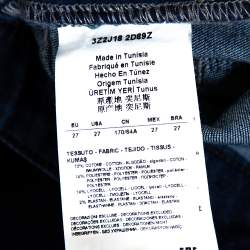 Pre Owned Emporio Armani Indigo Stretch Denim Skinny Jeans S