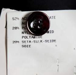 Pre Owned Emporio Armani Black Crepe Draped Dress & Jacket Set S