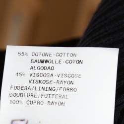 Pre Owned Emporio Armani Two Tone Striped Jacquard Fitted Blazer S