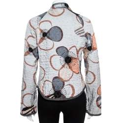 Emporio Armani Multicolor Floral Print Quilted Jacket L