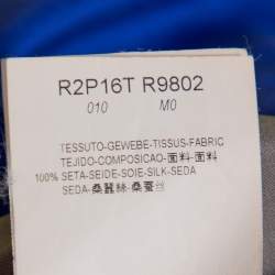 Pre Owned Emporio Armani Multicolor Silk Paneled Palazzo Pants M