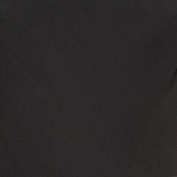 Pre Owned Emporio Armani Charcoal Grey Silk Neck Tie Detail Smocked Top S