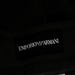 Pre Owned Emporio Armani Brown Tapered Leg Trousers S