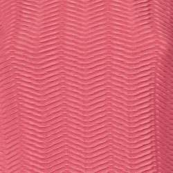 Pre Owned Emporio Armani Pink Zig Zag Textured Jersey Short Sleeve Top S