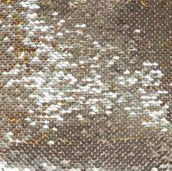 Pre Owned Emporio Armani Gold Sequin Embellished Mini Dress S