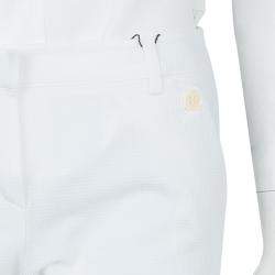 Pre Owned Emporio Armani White Straight Fit Trousers S